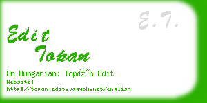 edit topan business card